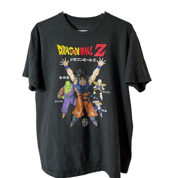 Dragonball Z Men's Gray Graphic T Shirt Size Large - Picture 1 of 4